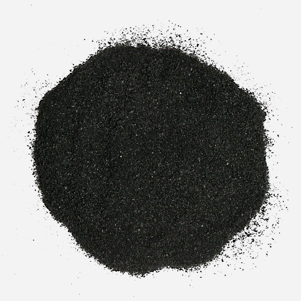 pile of rubber powder
